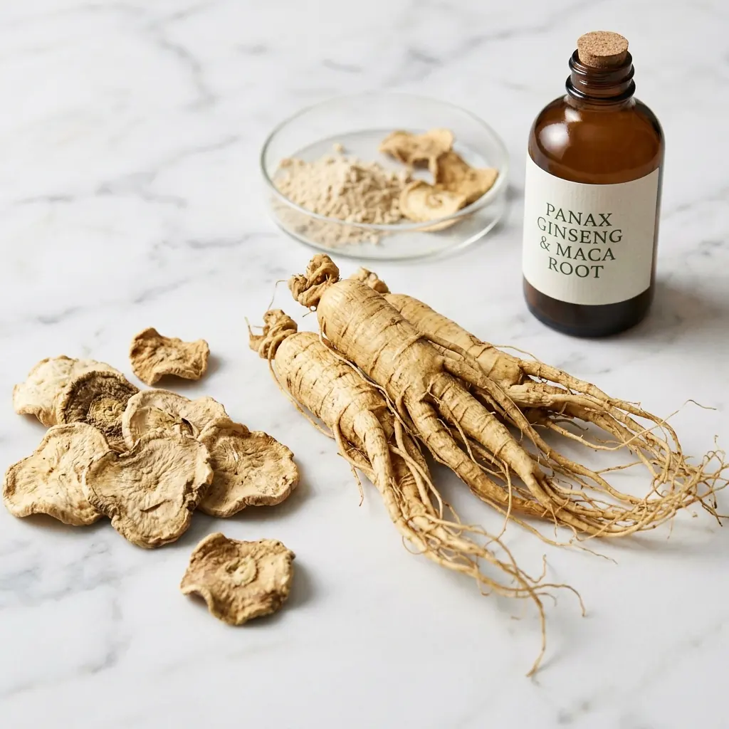 Adaptogen-Matrix Maca Ginseng Taigawurzel — Ketosana Zutat